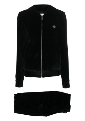 Philipp Plein 3D Skull velvet tracksuit (set of two) - Black
