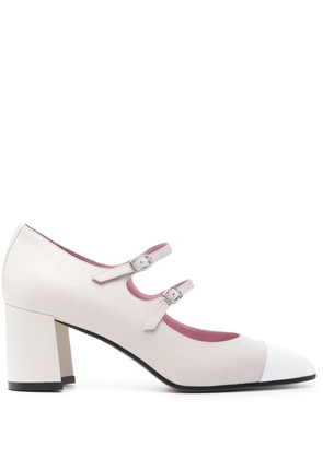 Carel Paris 70mm leather pumps - Neutrals