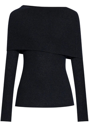 Fabiana Filippi off-shoulder ribbed sweater - Blue