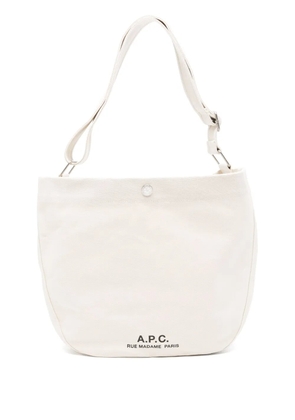 A.P.C. Journal shoulder bag - Neutrals