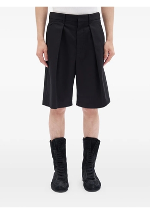 Ann Demeulemeester pleated shorts - Black