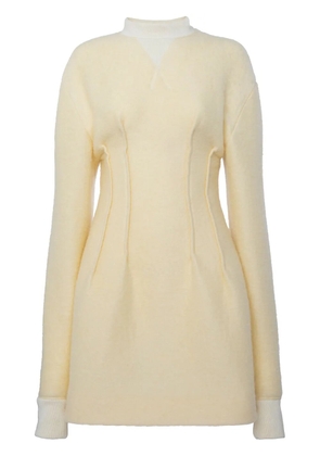 JW Anderson long-sleeve hourglass dress - Yellow