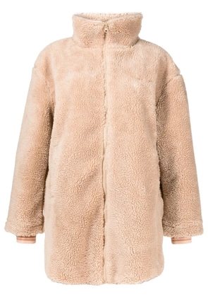 The Upside Woodford faux-shearling jacket - Brown