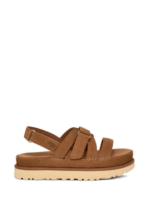 UGG strap leather sandals - Brown