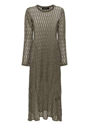 Federica Tosi knitted maxi dress - Green