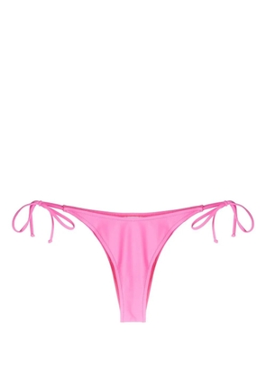 Moschino logo-print bikini bottoms - Pink