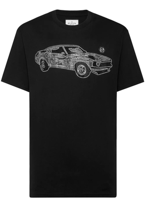 Philipp Plein Strass Cars Racing T-shirt - Black