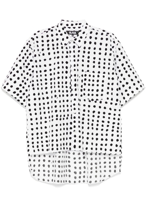 Black Comme Des Garçons Filip Pagowski polka-dot shirt - White