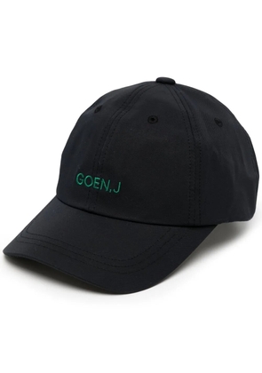Goen.J embroidered-logo baseball cap - Black