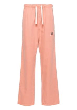 Palm Angels mid-rise straight-leg trousers - Pink