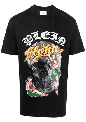 Philipp Plein Hawaii short-sleeve T-shirt - Black