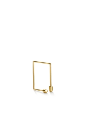 Shihara 18kt yellow gold Twist Square 02 single earring