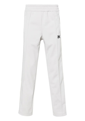 Palm Angels monogram-embroidered track pants - Grey