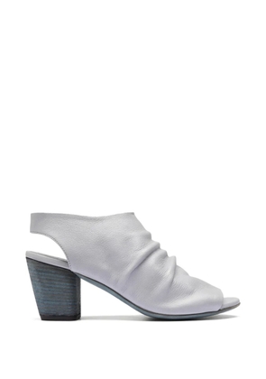 Officine Creative Annie 009 ruched sandals - Grey