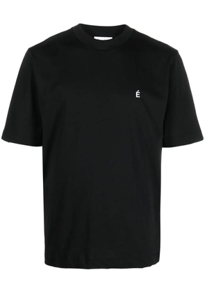 Études Studio logo-embroidered oversize T-shirt - Black