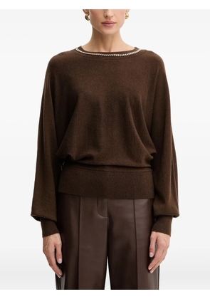 MARCIANO by GUESS chain-detail sweater - Brown