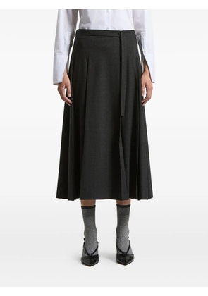 Peserico pleated midi skirt - Grey