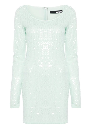 ROTATE BIRGER CHRISTENSEN sequinned scoop-neck minidress - Green