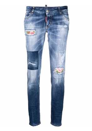 DSQUARED2 Jennifer low-rise skinny jeans - Blue
