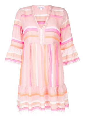 lemlem Jikirti stripe-print dress - Pink