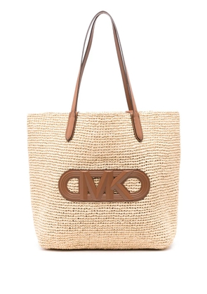Michael Michael Kors logo-patch tote bag - Neutrals