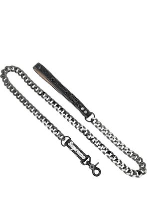 Supreme x B.B. Simon studded dog leash 'SS22' - Silver