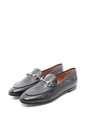 Gucci Pre-Owned 2020s Horsebit Guccissima loafers - Black