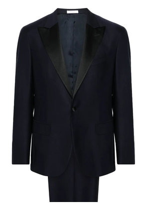 Boglioli interlock-twill virgin-wool suit - Blue