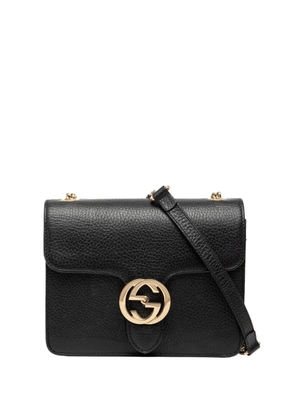 Gucci Pre-Owned 2000-2015 Small Dollar Calfskin Interlocking G crossbody bag - Black