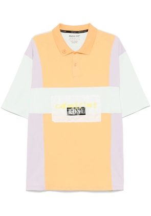 Martine Rose colourblock polo shirt - Orange
