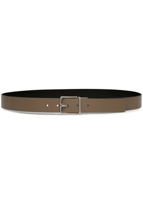 Bally Emblem leather belt - Brown