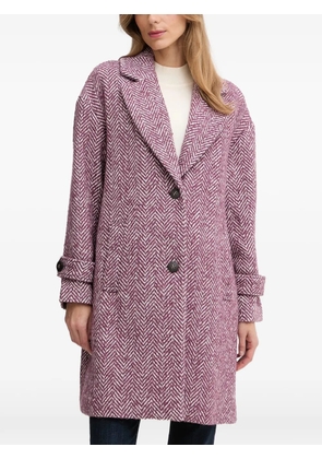 Benetton buttoned coat - Purple