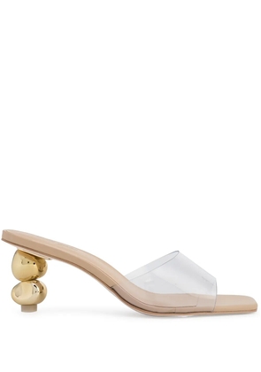 Cult Gaia Gigi stacked-heel sandals - Gold
