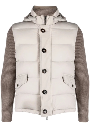 Moorer Foscolo-KNM jacket - Neutrals