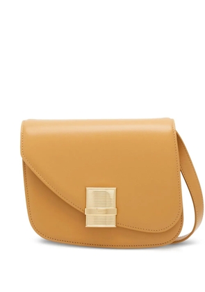 Ferragamo small Asymmetric leather shoulder bag - Neutrals