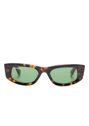 Off-White Eyewear Matera rectangle-frame sunglasses - Brown
