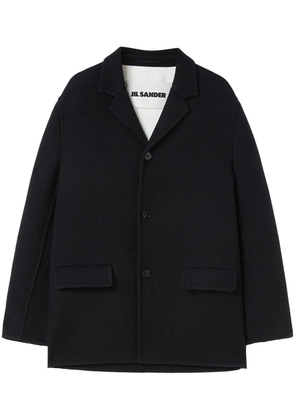 Jil Sander deconstructed wool jacket - Black