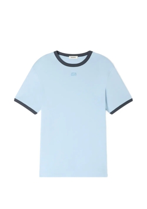SANDRO Ringer short-sleeve T-shirt - Blue