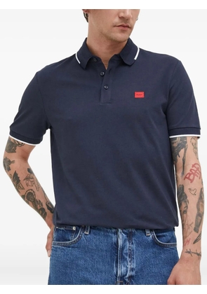 HUGO logo polo shirt - Blue