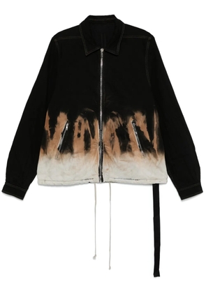 Rick Owens DRKSHDW tie-dye denim jacket - Black