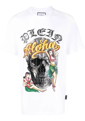 Philipp Plein Hawaii short-sleeve T-shirt - White