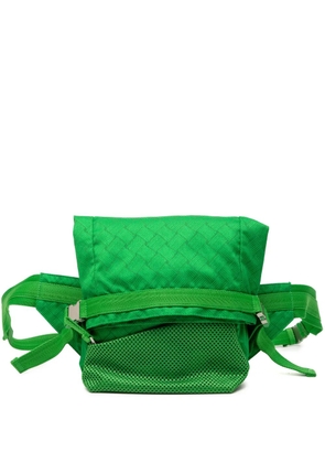 Bottega Veneta Pre-Owned 2012-2026 Nylon and Mesh Intrecciato belt bag - Green