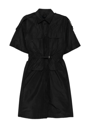 Juun.J trench midi dress - Black