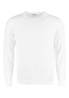 THE (Alphabet) crew-neck cotton jumper - White
