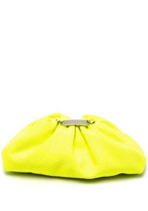 Philipp Plein Mini Pillow embellished clutch bag - Yellow