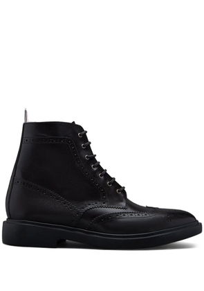 Thom Browne leather wingtip boots