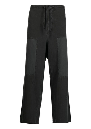 Palm Angels drawstring-waist trousers - Black