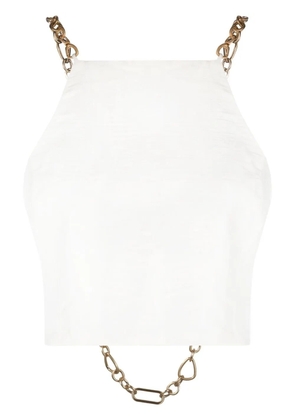 Cult Gaia Joey chain-strap top - White