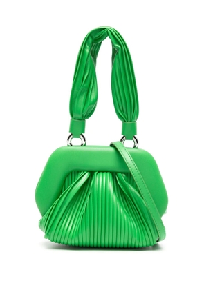 Themoirè Tia plissé-effect shoulder bag - Green