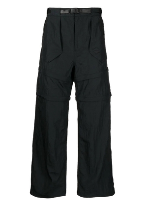 Spoonyard straight-leg detachable trousers - Black